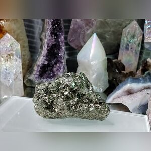 Peru Pyrite Gold Crystal Cluster